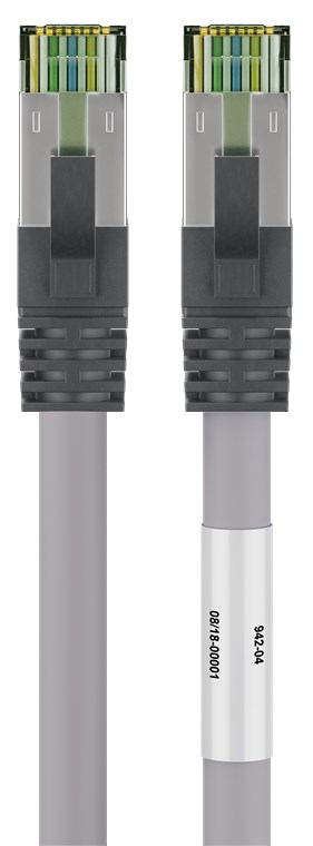Goobay Câble RJ45 Cat 8.1 S/FTP 3 m Gris - vue 3