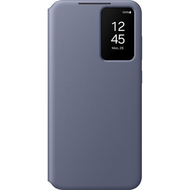 Funda Folio Smart Clear View con tarjetero para Samsung Galaxy S24+ Violeta