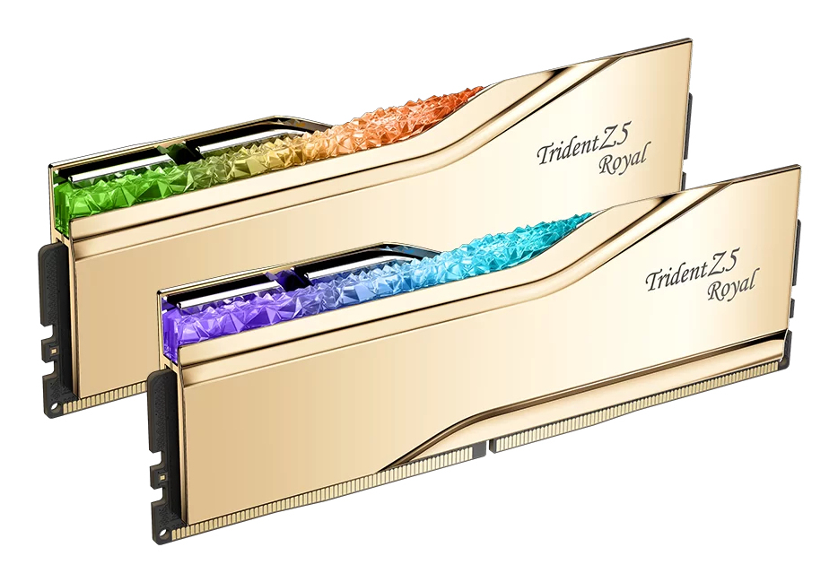 G.Skill Trident Z5 Royal 48 Go 2 x 24 Go DDR5 8000 MHz CL40 - vue 8