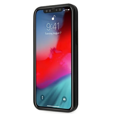 Funda Ferrari para iPhone 12 mini 5,4'' en carbono real sobre la pista