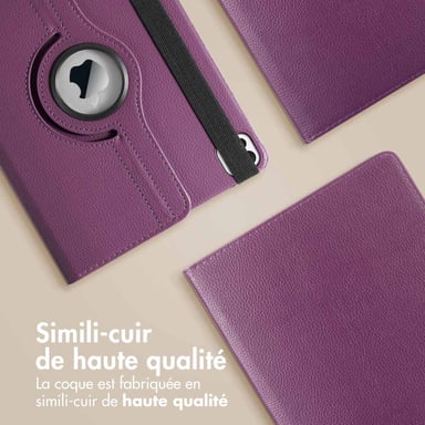 imoshion Coque tablette rotatif à 360° pour Apple iPad Pro 11 (2020/2021/2022) - Violet