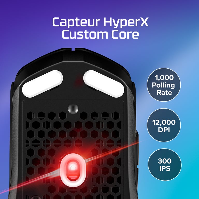 Gaming Sans Fil HyperX Pulsefire Haste 2 Core pour PC - vue 7