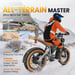 Vélo tout-terrain électrique M20 20 pouces avec batterie 48 V 18,2 Ah