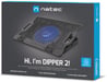 NATEC DIPPER 2 système de refroidissement pour ordinateurs portables 43,9 cm (17.3'') 650 tr/min Noir