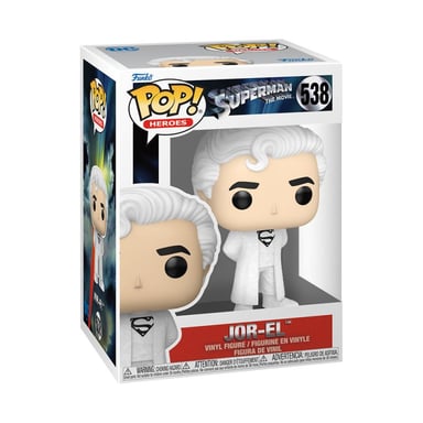 Figurine Funko Pop Movies Superman 1978 Jor El Blanc et Noir