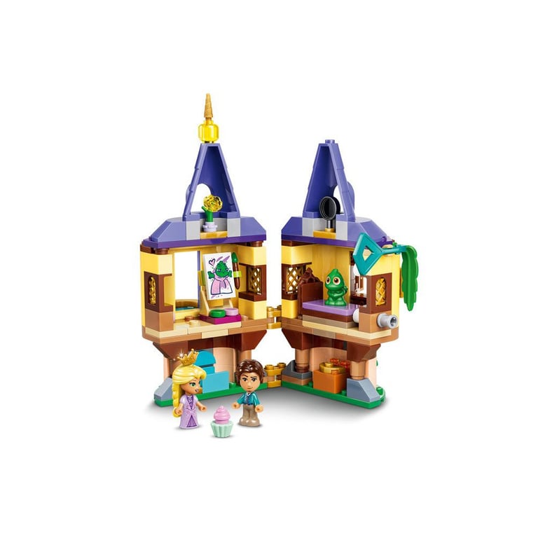 LEGO Disney Princess 43294 Tour de Raiponce avec porte verrouillable Micro-Univers 171 pcs Noir/Multicolore - Neuf