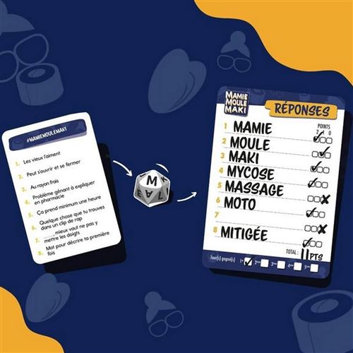 Jeu De Société Mamie Moule Maki Gigamic La Boite - vue 5