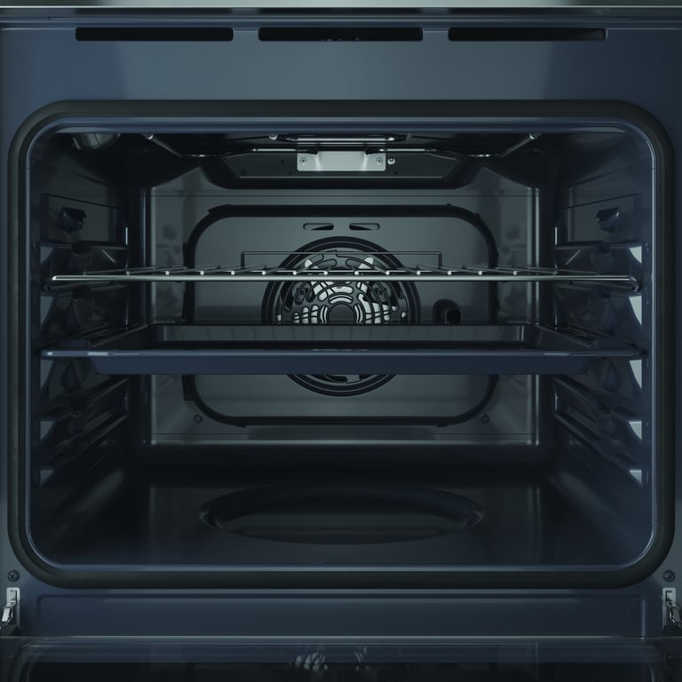 Indesit IO 2350H X 66 L Noir, Acier inoxydable - Neuf