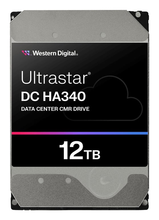 WESTERN DIGITAL  Ultrastar DC HA340 disque dur 12 To 7200 tr/min 512 Mo 3.5 SATA - Neuf