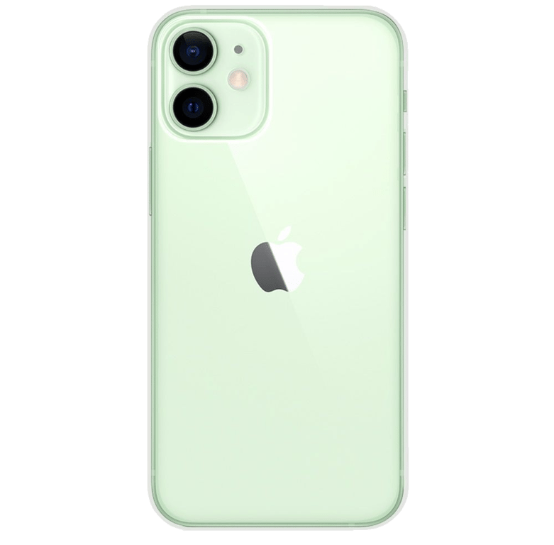 Coque silicone unie compatible Transparent Apple iPhone 12 Mini