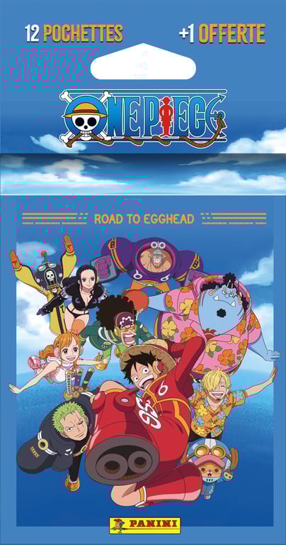 Blister PANINI ONE PIECE ROAD TO EGGHEAD 12 pochettes + 1 offerte 65 cartes - vue 3
