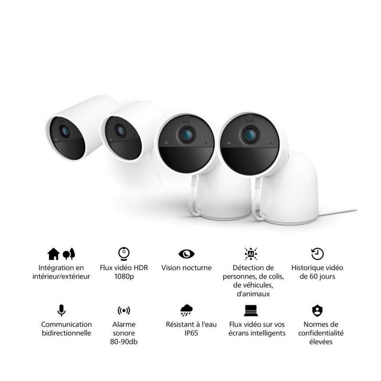 Caméra de surveillance HUE SECURE sans fil - vue 3
