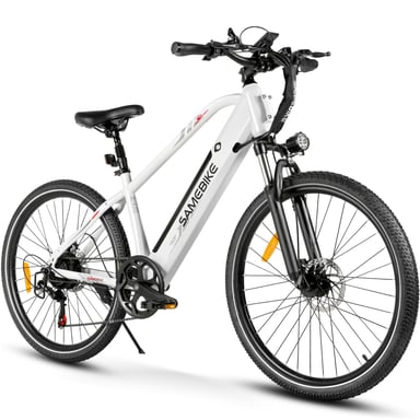 Bicicleta eléctrica SAMEBIKE RS-A01Men de 26'', bicicleta eléctrica de montaña de 500 W con batería de 36 V 13 Ah y cambio Shimano de 7 velocidades