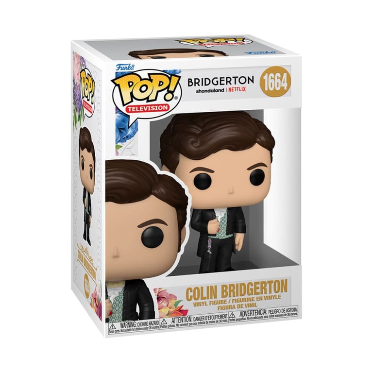 Figurine Funko Pop! Colin Bridgerton Vinyle 95 cm Cadeau Idéal Collection - vue 2