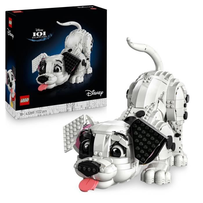 | Disney 43269 Le Chiot des 101 Dalmatiens - Set de Construction Adulte avec Chien - Neuf