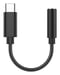 Fairphone ACADAP-3ZW-WW1 cambiador de género para cable USB-C Mini Audio Jack Negro