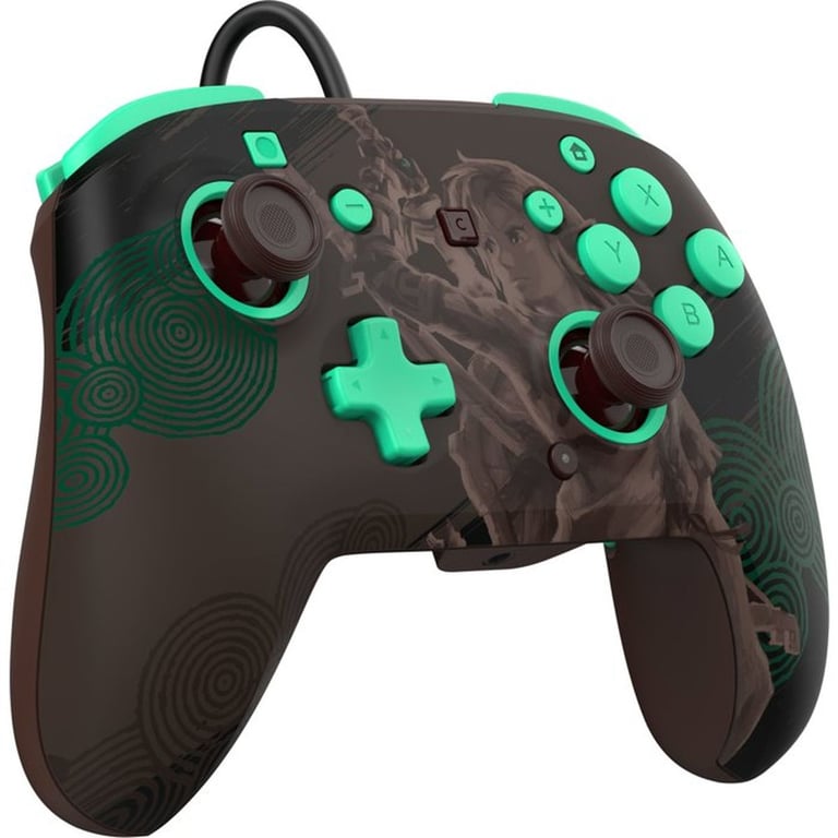 Manette filaire Turtle Beach Rematch pour Nintendo Switch Hall effect RGB Zelda Multicolore - Neuf