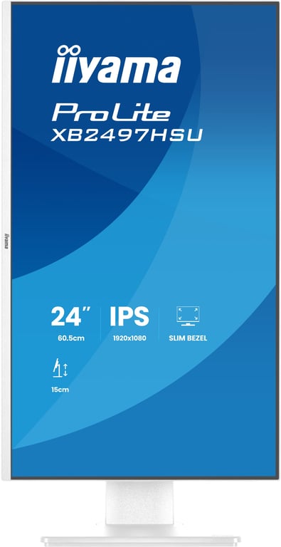 Ecran PC iiyama ProLite XB2497HSU W1 23.8 1920 x 1080 Full HD LED - vue 8