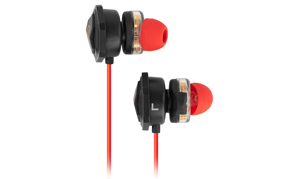 Casque Gaming Intra-Auriculaire Ozone Heat X30 – Son Stéréo, Microphone Intégré