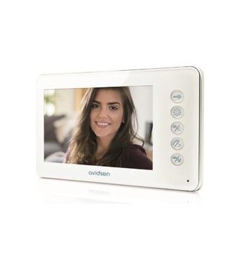 AVIDSEN Monitor de vídeo adicional YLVA Pantalla LCD ultraplana de 4,3 para videoteléfono