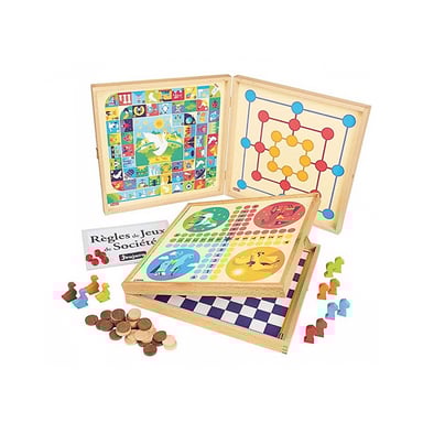 Coffret de Jeux Classiques JeuJura - Amusez-vous en Famille et Entre Amis