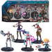 League of Legends COFFRET 5 FIGURINES 10 CM - Coffret des Deux Cités 5 Figurines Articulées 10 cm A Collectionner - Avec Détails Qualité Et Accessoires