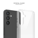 Guscio ibrido invisibile in plastica riciclata all'83% per Samsung Galaxy S24 5G, trasparente