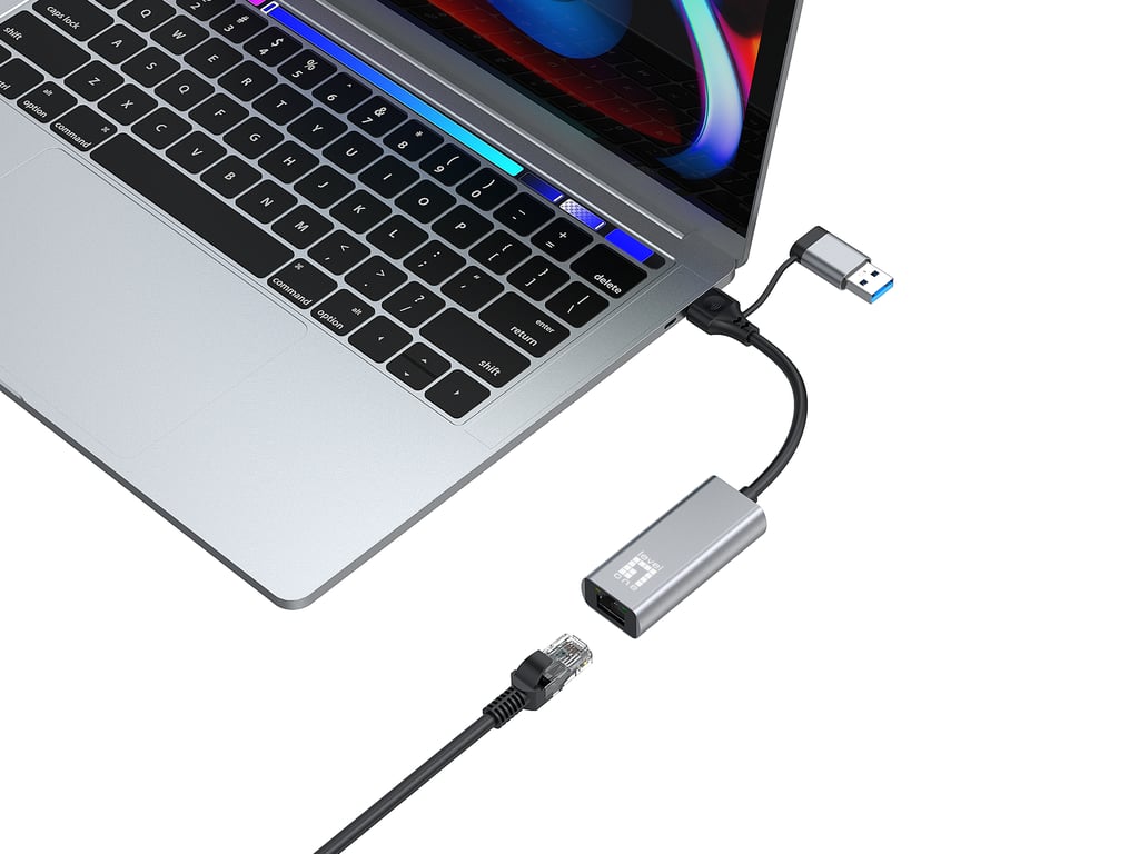 LevelOne USB 0423 scheda di rete e adattatore Ethernet 2500 Mbit/ - vue 4
