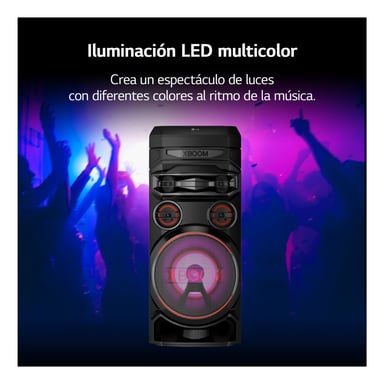 LG RNC7 Altavoz para fiestas Negro 500 W