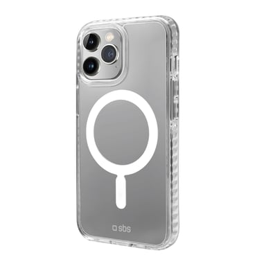 Coque avec fixation magnétique, compatible recharge MagSafe pour iPhone 14 Pro Max-SBS