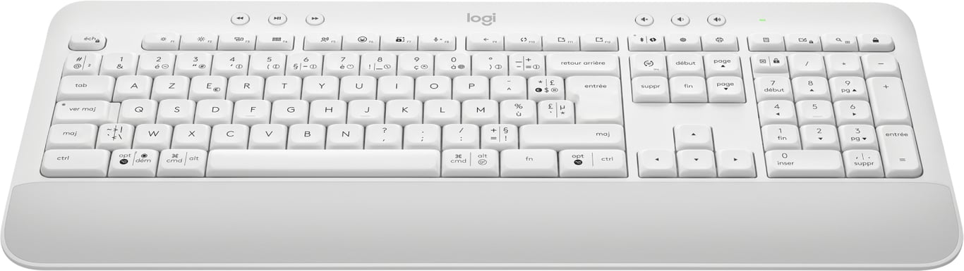 Logitech Signature K650 clavier Bluetooth AZERTY Français Blanc