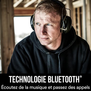 Casque 3M™ WORKTUNES connection Bluetooth Noir SNR 31 dB