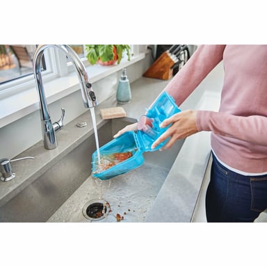 Black & Decker BHSB315J-QW aspirateur de table Bleu, Gris Sans sac