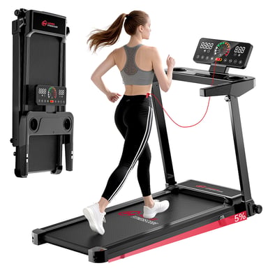 Cinta de correr plegable Q8, velocidad 1-12 km/h, inclinación manual del 5%
