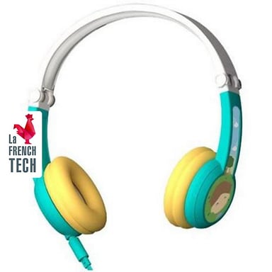 1Control Casque Audio pour enfants Lunii Octave (Bleu/Jaune)