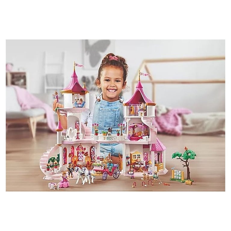 Playmobil Princess Magic Château de Princesse avec Le Couple Royal 71845 - vue 3