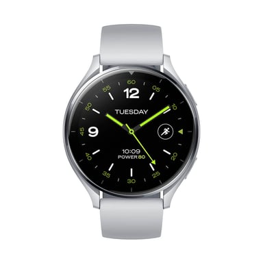 Xiaomi Watch 2 3,63 cm (1.43'') AMOLED 46 mm Numérique 466 x 466 pixels Écran tactile Argent Wifi GPS (satellite)