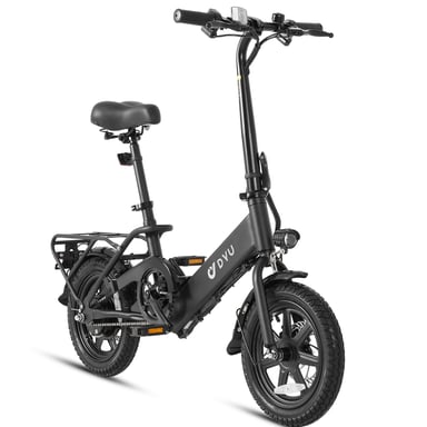Bici elettrica per adulti DYU C3 , bici elettrica pieghevole da città per pendolari da 14'', con motore da 350 W e batteria da 36 V e 7,5 Ah