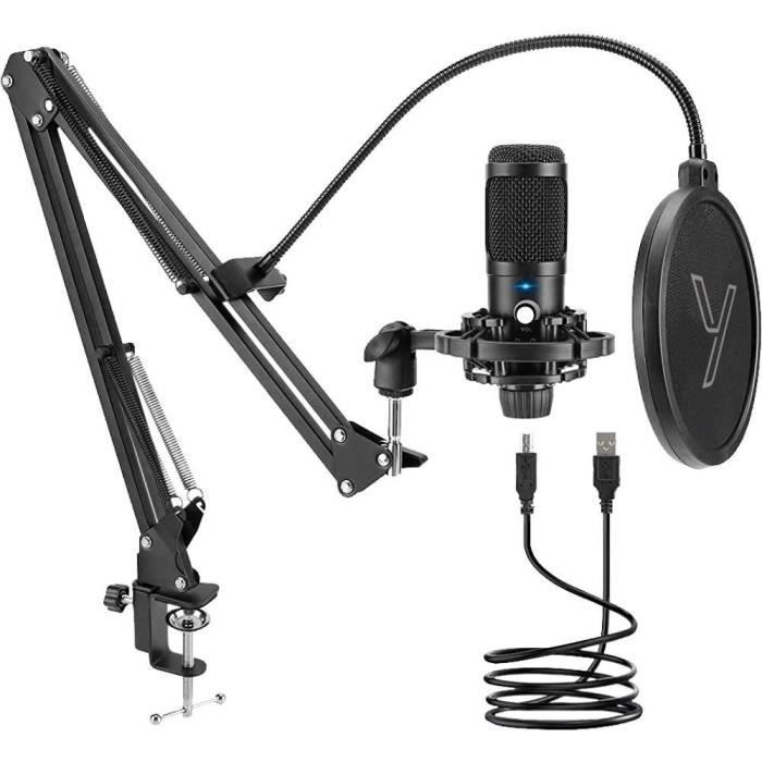 Microphone YENKEE YMC 1031 – USB, Omnidirectionnel, Support Antivibratoire - vue 3