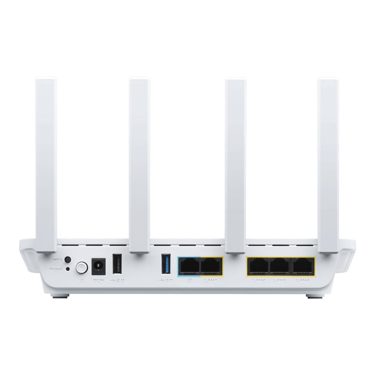 ASUS ExpertWiFi EBR63 – Point d'accès tout en un avec routeur switch et passerelle de sécurité AX3000 Double bande WiFi 6 supporte jusqu'à 5 SSID VLAN SDN portail invité personnalisé VPN - vue 3