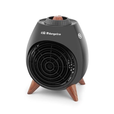 Orbegozo FH 5237 Calefactor potente y seguro - Potencia 2000W - Selector rotativo de 3 posiciones - Fon