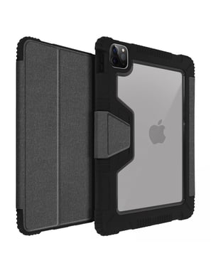 Altadif ALTFOLIPD11STRG Custodia per tablet 27,9 cm (11'') Folio Nero, Trasparente