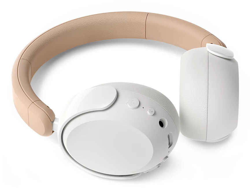 Philips 5000 series TAK5500AL/00 casque Avec fil &sans fil Arceau Appels/Musique Bluetooth Ambre, Blanc - Neuf