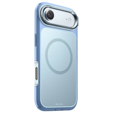 Coque Intégrale pour iPhone Air MagSafe Antichocs 6m avec Support Bleu clair