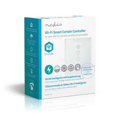 Nedis WIFIWC10WT émetteur de maison intelligente Avec fil &sans fil Mural WWAN