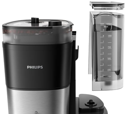 Philips Macchina per il Caffè con Macinacaffè Integrato All-in-1 HD7900/01 - Un caffè fresco e delizioso ad ogni tazza