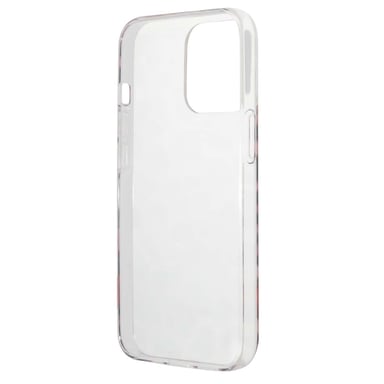 Coque pour iPhone 13 Pro Electro Stripe en TPU avec Motif Léopard Rose