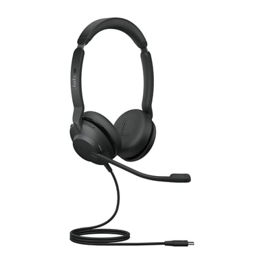 Jabra Evolve2 30, UC Stereo Wired Headset Desktop/Call Centre USB Type-C Nero