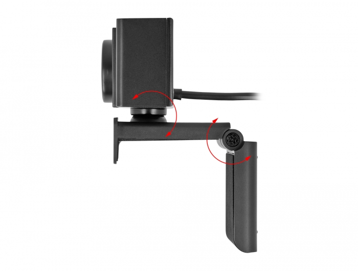 DeLOCK Webcam USB UHD avec microphone 4K 30 Hz vue à 110° et trépied Neuf - vue 3