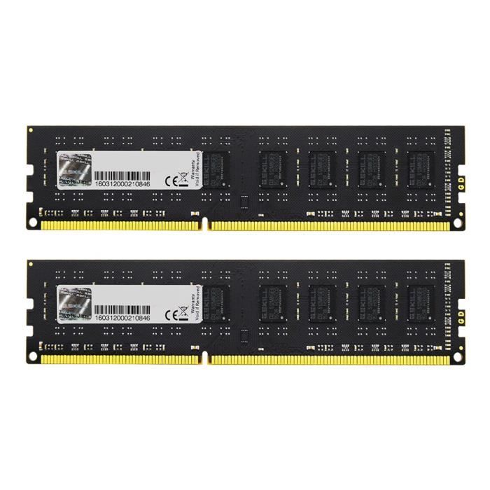 G.Skill NT Series 2 x 8 Go DDR3 1600 MHz CL11 - vue 3